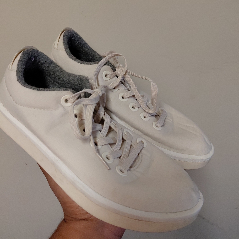 Allbirds Women's White Lace Up Sneakers Size 8